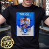 Alt Text: Mookie Betts Los Angeles Dodgers poster t-shirt featuring MLB Network's Top 100 Players of 2025 No. 5 ranking.