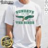 Official Sundays Are For The Birds Est 1933 T-Shirt featuring a vintage design, perfect for bird lovers and casual wear.