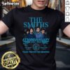 Alt Text: Official The Smiths 43rd Anniversary 1982-2025 T-Shirt celebrating the band's legacy with 'Thank You For The Memories' design.