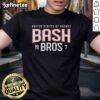 Alt Text: Official United States Of Hockey Bash Bros 19 7 T-Shirt featuring bold graphics and patriotic colors for hockey fans.