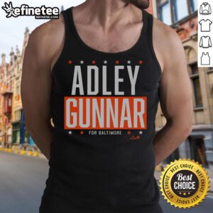 Top Adley Gunnar for Baltimore tank top featuring a stylish design perfect for fans and casual wear.