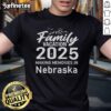 Awesome Family Vacation 2025 T-Shirt featuring Nebraska scenery, perfect for making memories together.