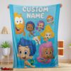 Bubble Guppies Underwater Adventure Blanket Fleece Customized Blanket