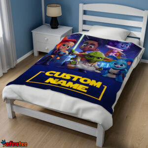 Alternative view of Cartoon Star Wars Young Jedi Adventures Blanket Fleece Customized Blanket