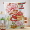 Cartoon Strawberry Shortcake Customize Blanket