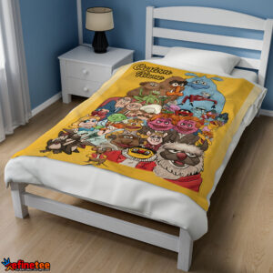 Alternative view of Cartoon Style The Muppet Show All Character Blanket Fleece Customized Blanket