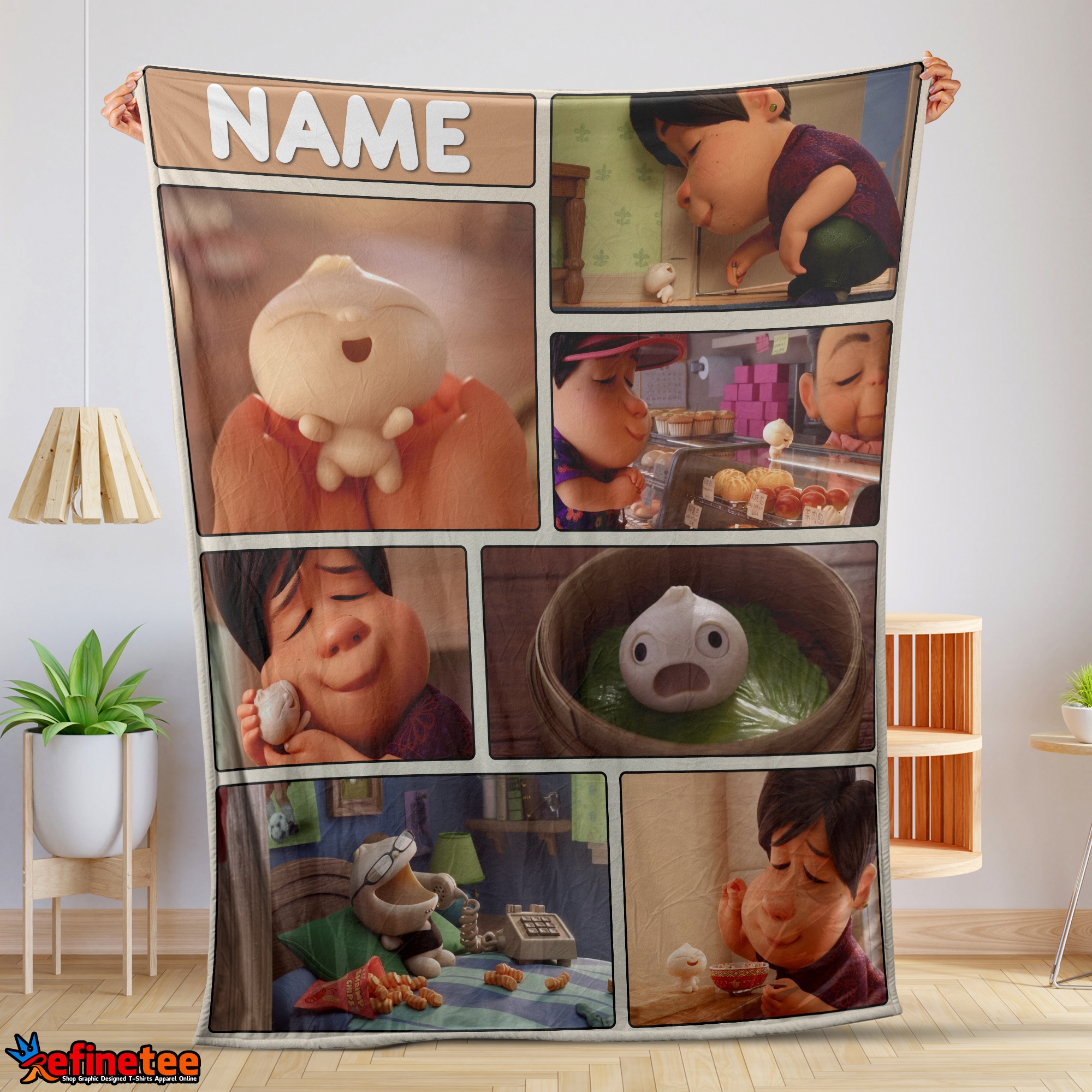 Disney Bao Pixar Short Film Blanket Fleece Customized Blanket