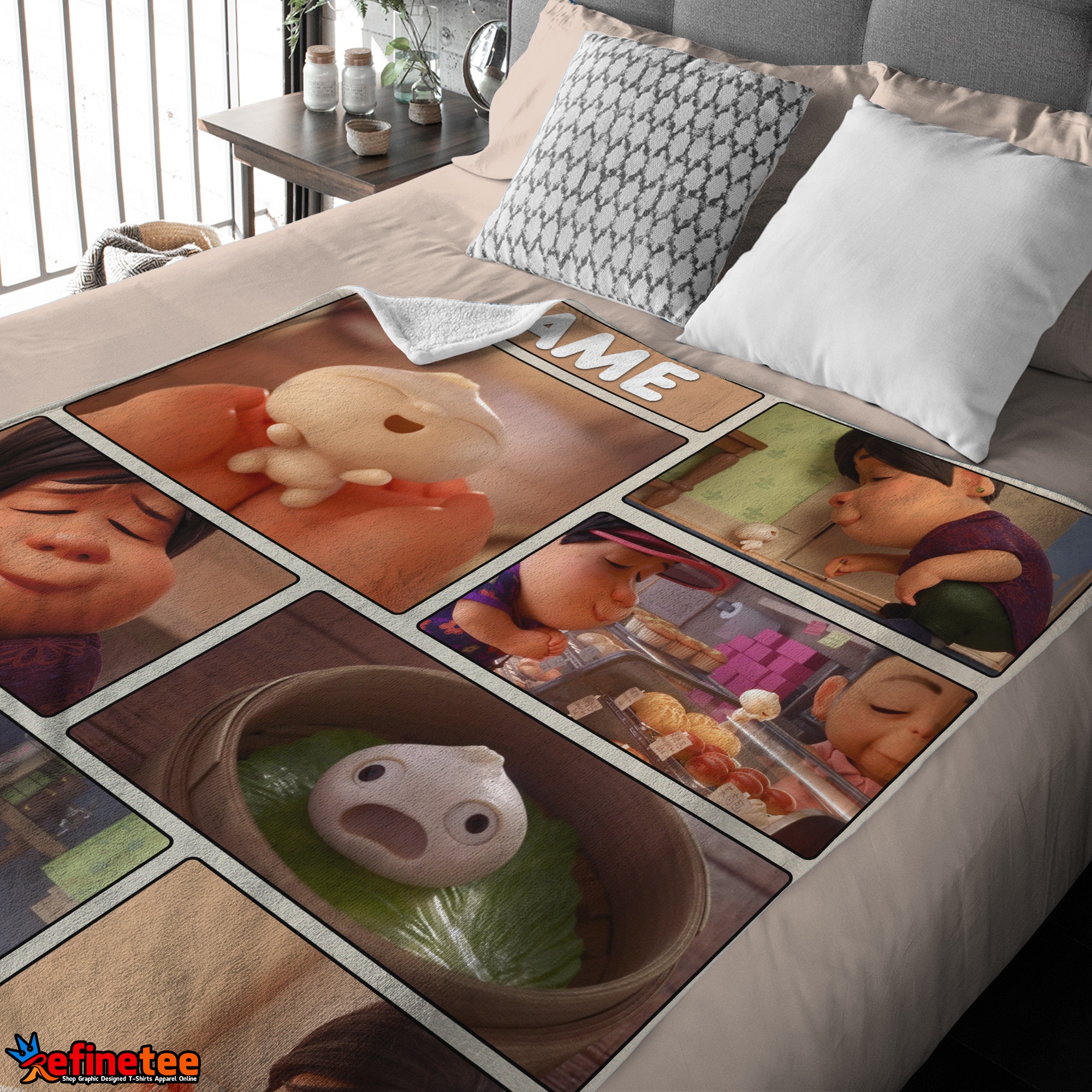 Disney Bao Pixar Short Film Blanket Fleece Customized Blanket