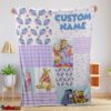 Disney Winnie The Pooh Friends Collage Poster Blanket Fleece Customized Blanket