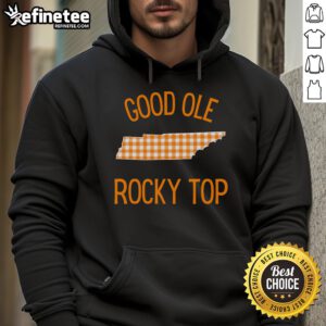 Good Ole Rocky Top Tennessee Buffalo Plaid Hoodie, showcasing a cozy design perfect for fall and winter wear.