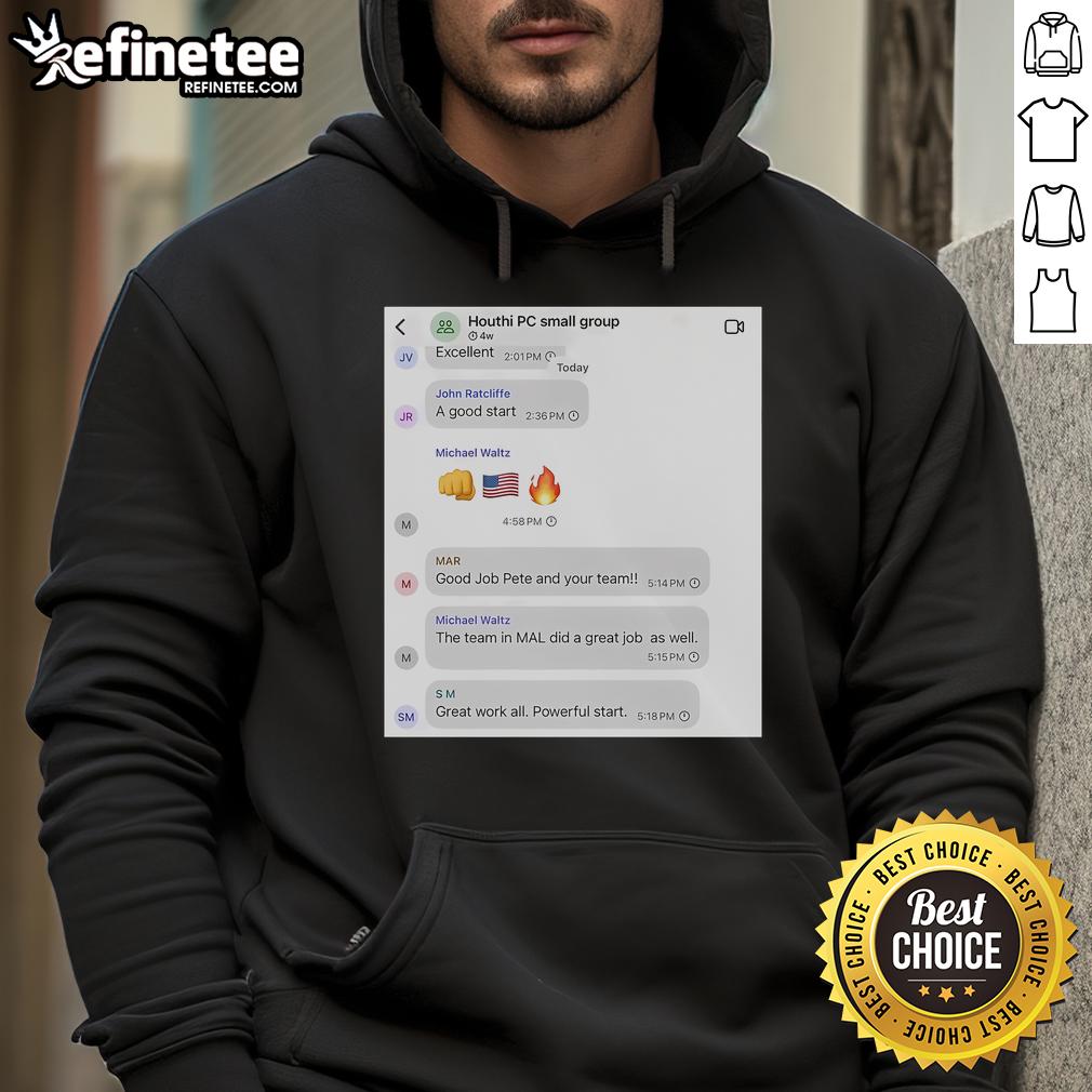 Hot Houthi PC small group text hoodie featuring bold graphics and a stylish design for casual wear.