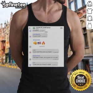 Alt Text: Hot Houthi PC small group text tank top featuring bold graphic design for trendy casual wear.