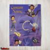 Luz Noceda With King And Eda Clawthorne The Owl House Blanket Fleece Customized Blanket