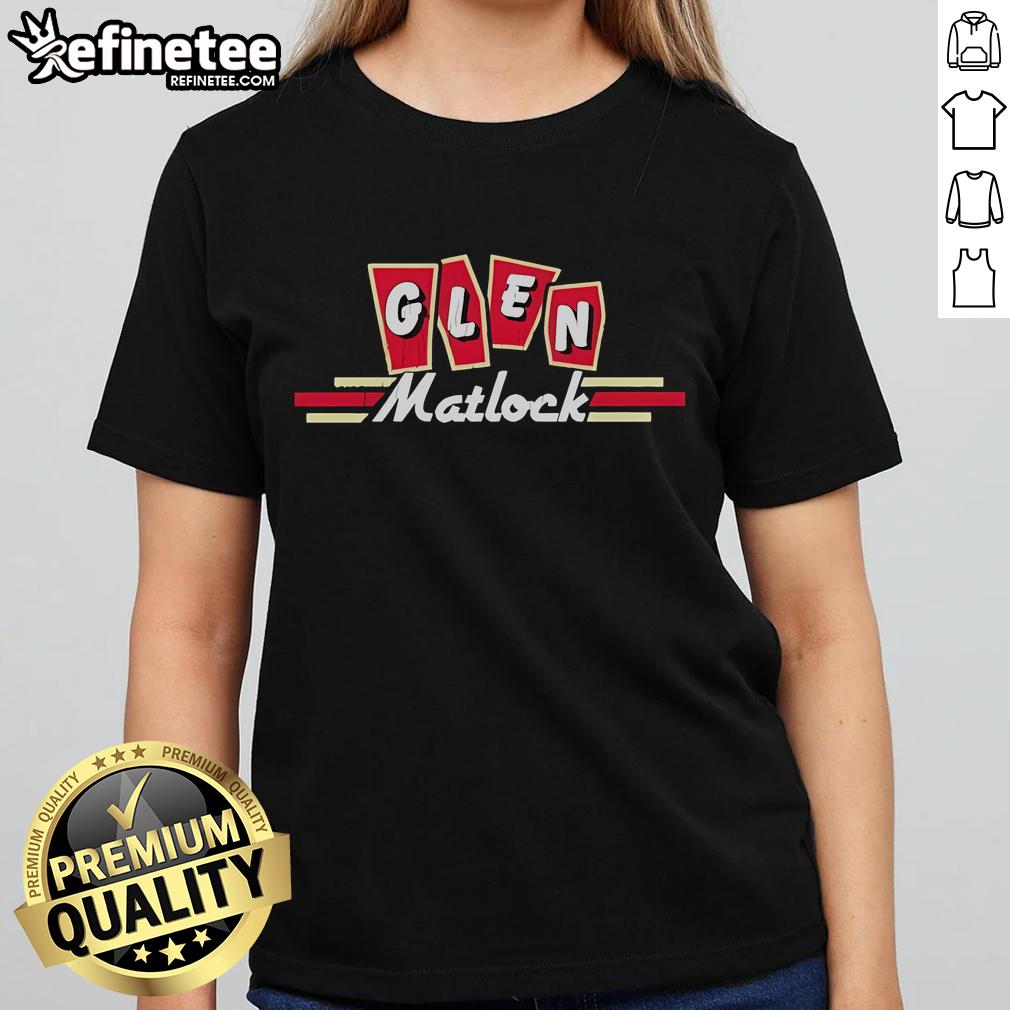 Nice Glen Matlock Rockabilly logo on a stylish ladies tee, perfect for music lovers and vintage fashion enthusiasts.