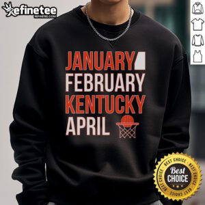 Cozy Kentucky basketball sweatshirt for January-February, perfect for fans and cold weather style.