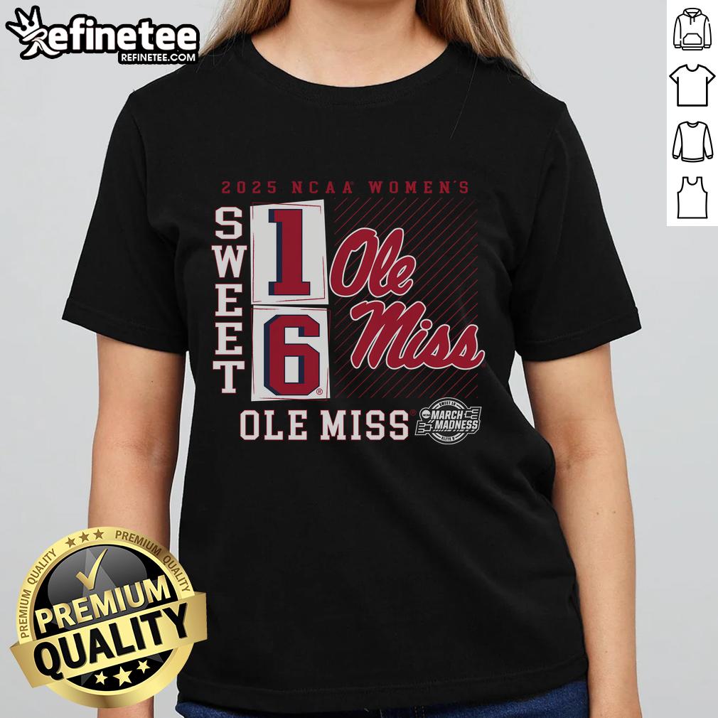 Nice Ole Miss Rebels 2025 NCAA Women's Basketball Tournament tee featuring a No Look Pass design for March Madness Sweet 16.