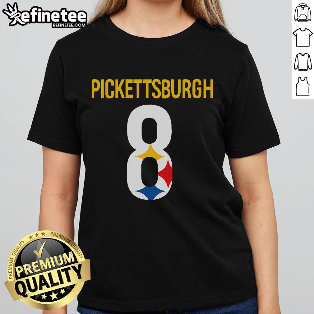 Nice Pickett'sburgh Diamond 8 Ladies Tee featuring a stylish design perfect for casual wear and outdoor activities.