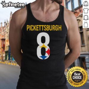Stylish Nice Pickettburgh Diamond 8 Tank Top in vibrant colors, perfect for casual summer wear and showcasing your unique style.