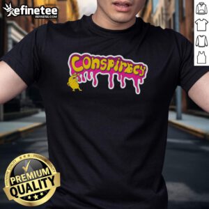 Nice Publicly Buzzed Conspiracy T-Shirt featuring bold graphics and a trendy design, perfect for conspiracy theory enthusiasts.