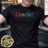 Official Coexist Peace Religion Equality Rights Humanity Spirituality T-Shirt featuring a vibrant coexist symbol design.