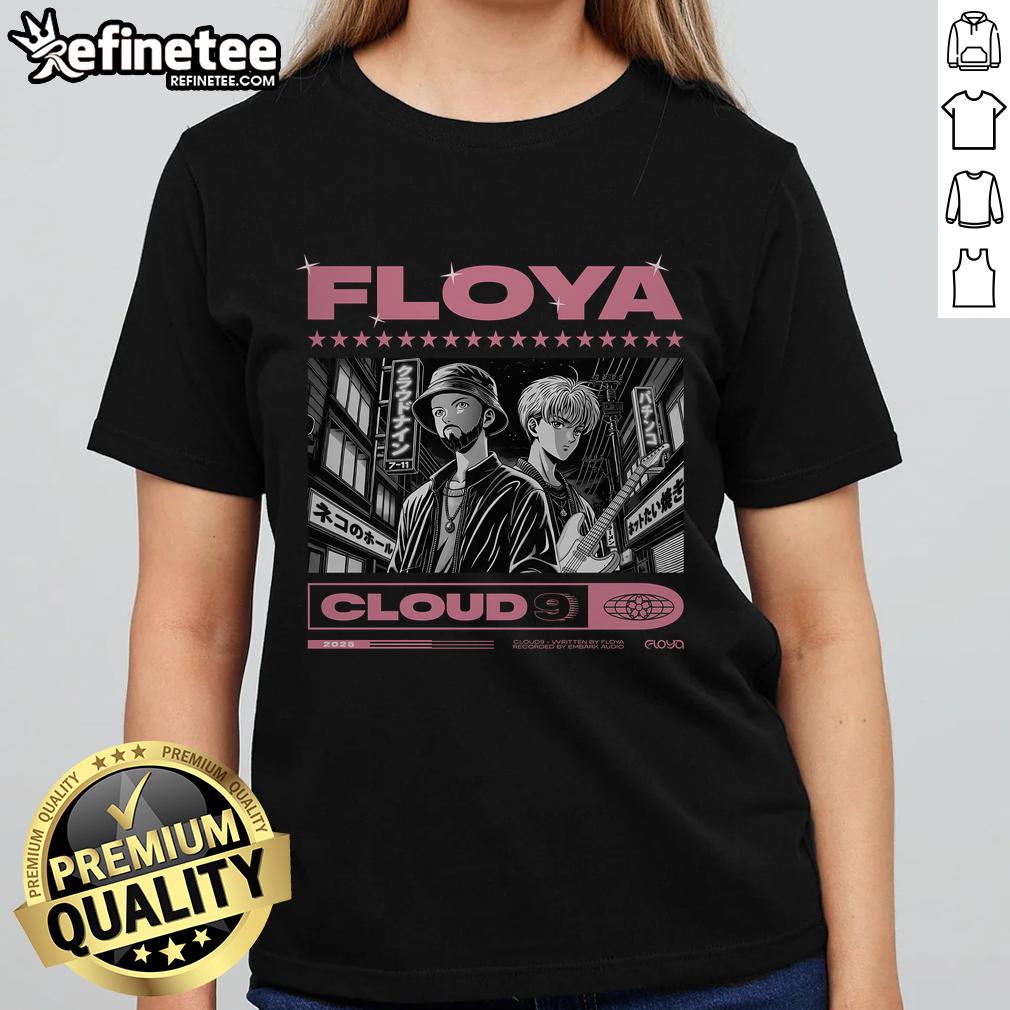 Official Floya Harajuku Cloud 2025 Ladies Tee featuring vibrant design and stylish fit, perfect for fashion enthusiasts.