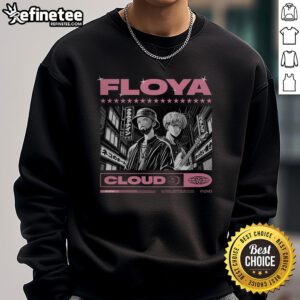 Official Floya Harajuku Cloud 2025 Sweatshirt in vibrant colors, showcasing trendy streetwear style.