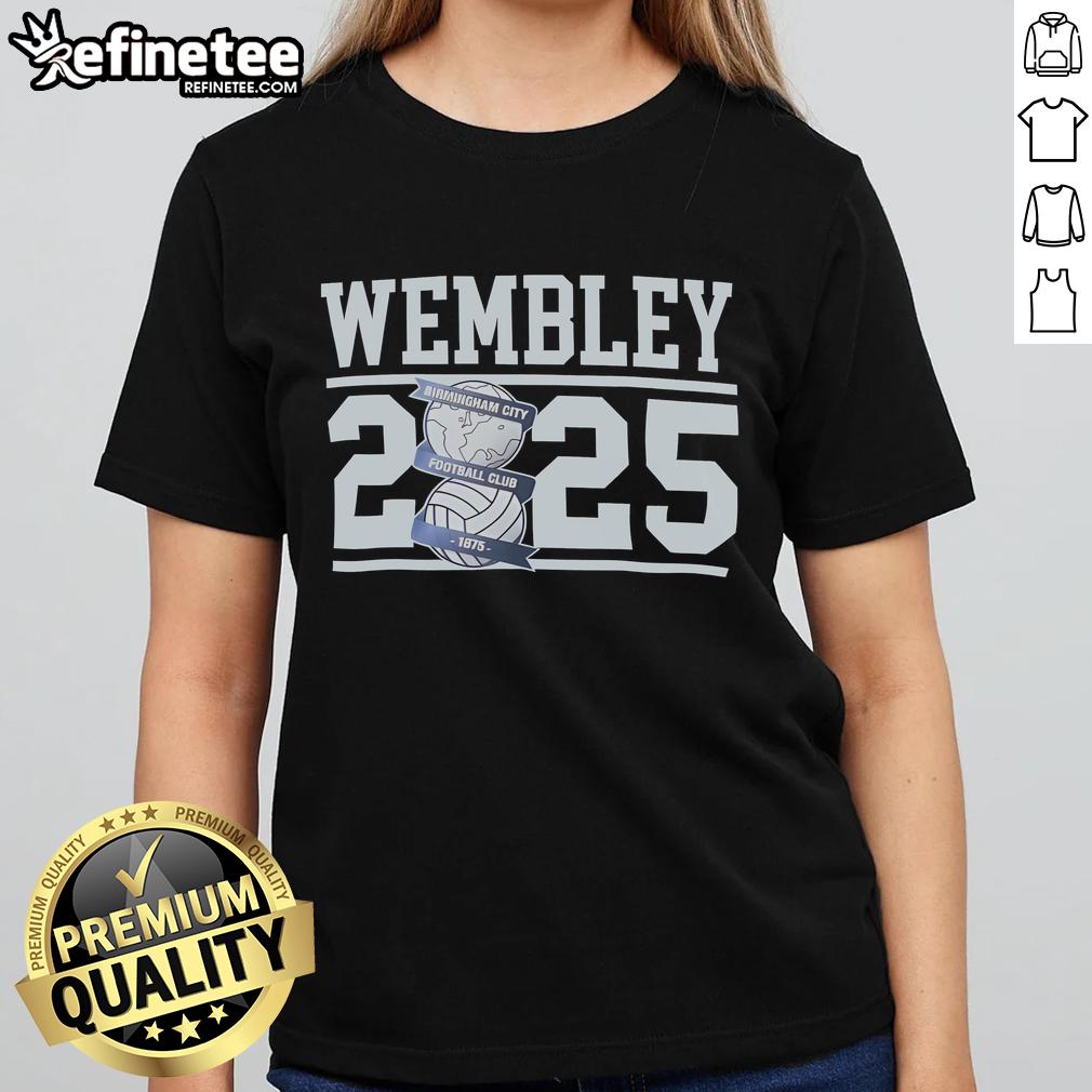 Official Junior Wembley 25 Ladies Tee in vibrant colors, perfect for fans and casual wear, showcasing stylish design.