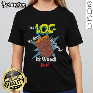 Alt Text: Official Ren and Stimpy It's Log from Blammo ladies tee featuring iconic cartoon characters and vibrant design.