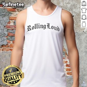 Official Rolling Loud Worldwide 2025 tank top featuring vibrant colors and bold festival logo design.