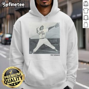 Official Toni Stone Pay Homage Hoodie featuring a stylish design celebrating the legacy of Toni Stone in sports.