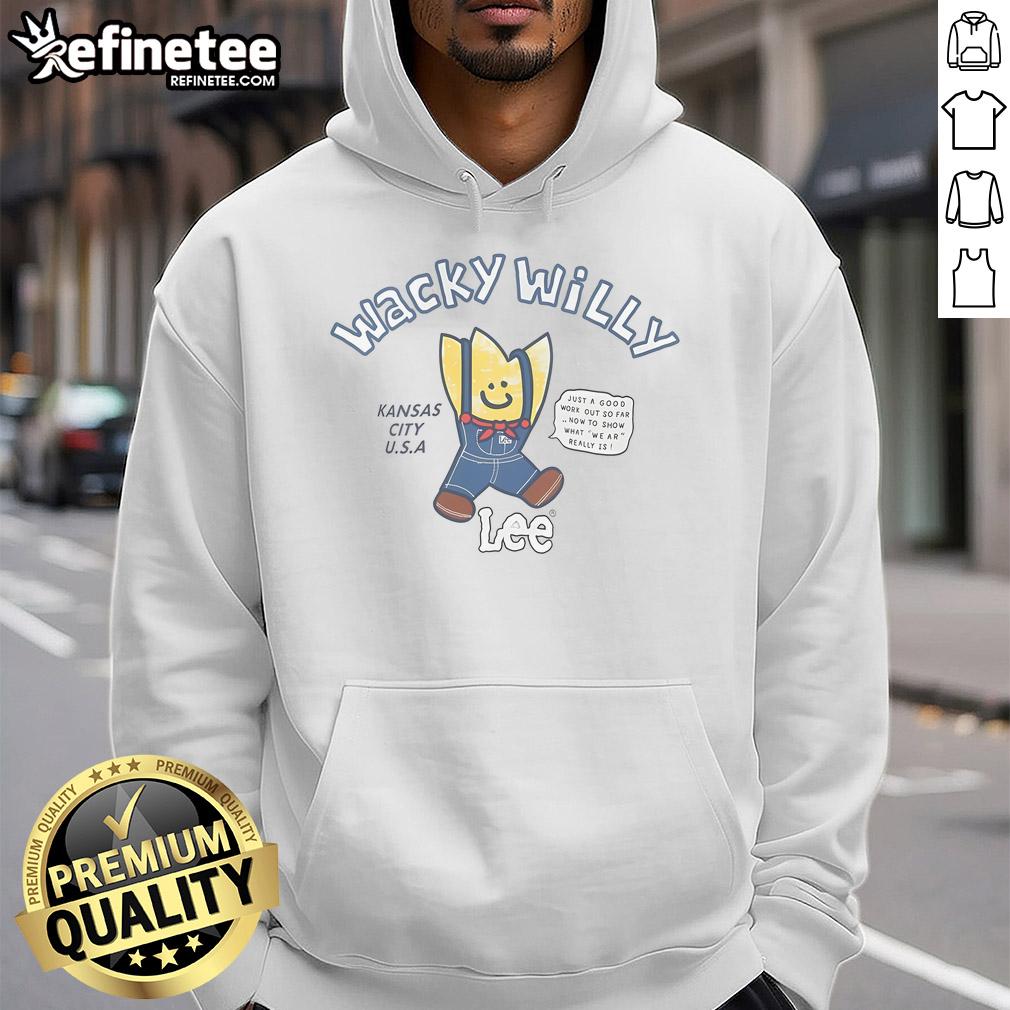Official Wacky Willy X Lee Kansas City U.S.A. hoodie featuring a vibrant design and comfortable fit for fans.