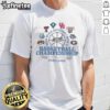 Official Wichita Kansas 2025 NCAA DI Men's Basketball Championship T-Shirt featuring team colors and logo design.