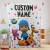 Pocoyo And Friends Blanket Fleece Customized Blanket