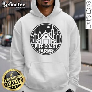 Premium Piff Coast Farms hoodie featuring a stylish design and comfortable fit, perfect for casual wear and outdoor activities.