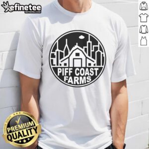 Premium Piff Coast Farms T-Shirt featuring a stylish design and vibrant colors for cannabis enthusiasts.