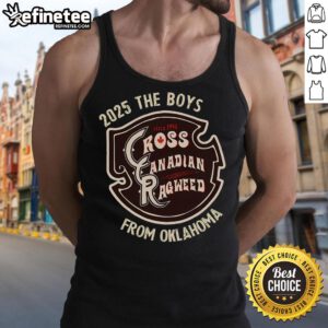 Alt Text: Good Cross Canadian Ragweed The Boy From Oklahoma Concert 2025 tank top design featuring vibrant graphics and band logo.