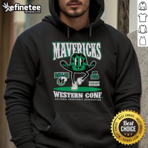Alt Text: Good Dallas Mavericks Mitchell and Ness retro mascot hoodie featuring vibrant team colors and iconic logo design.