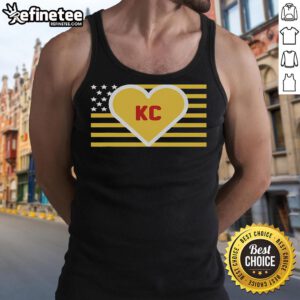 Good I Love Kansas City KC tank top featuring a stylish design, perfect for showing off your Kansas City pride.