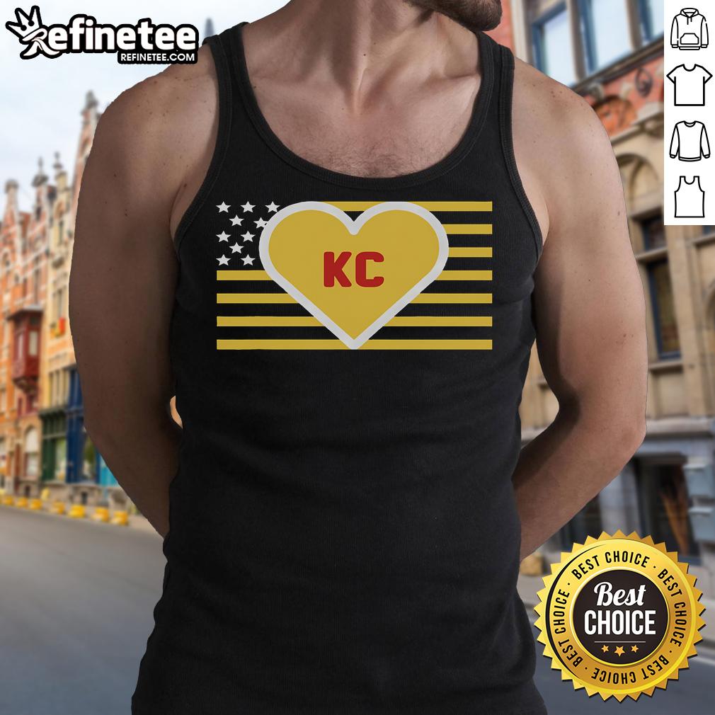 Good I Love Kansas City KC tank top featuring a stylish design, perfect for showing off your Kansas City pride.