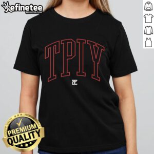 Good The Plot In You TPIY logo on a stylish ladies tee, perfect for fans of the band and casual wear.