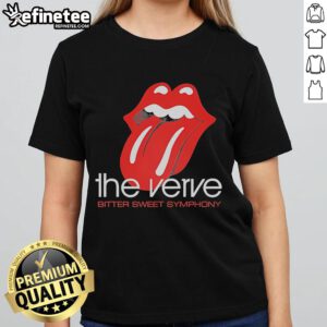 Alt Text: Good The Verve Bitter Sweet Symphony Ladies Tee featuring vibrant design and comfortable fit for music lovers.