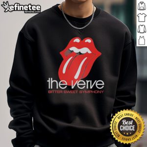 Good The Verve Bitter Sweet Symphony sweatshirt featuring iconic band logo and stylish design, perfect for music fans.