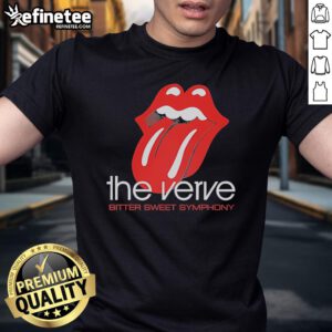 Good The Verve Bitter Sweet Symphony T-Shirt featuring iconic album art design on a stylish black tee.