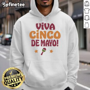 Happy Viva Cinco de Mayo fiesta hoodie featuring colorful designs and festive graphics for celebration.