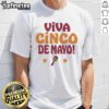 Happy Viva Cinco De Mayo Fiesta T-Shirt featuring vibrant colors and festive graphics celebrating Cinco de Mayo.