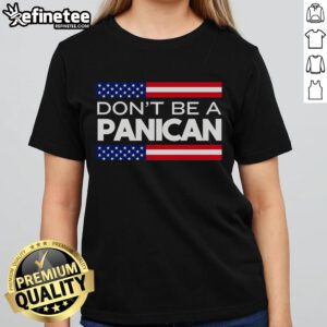 Hot Don't Be A Panican New Panican TDS Ladies Tee featuring a stylish design perfect for casual wear.