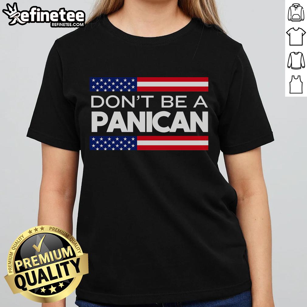 Hot Don't Be A Panican New Panican TDS Ladies Tee featuring a stylish design perfect for casual wear.