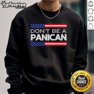 Hot Don't Be A Panican New Panican TDS Sweatshirt in vibrant colors, perfect for casual wear and expressing your style.