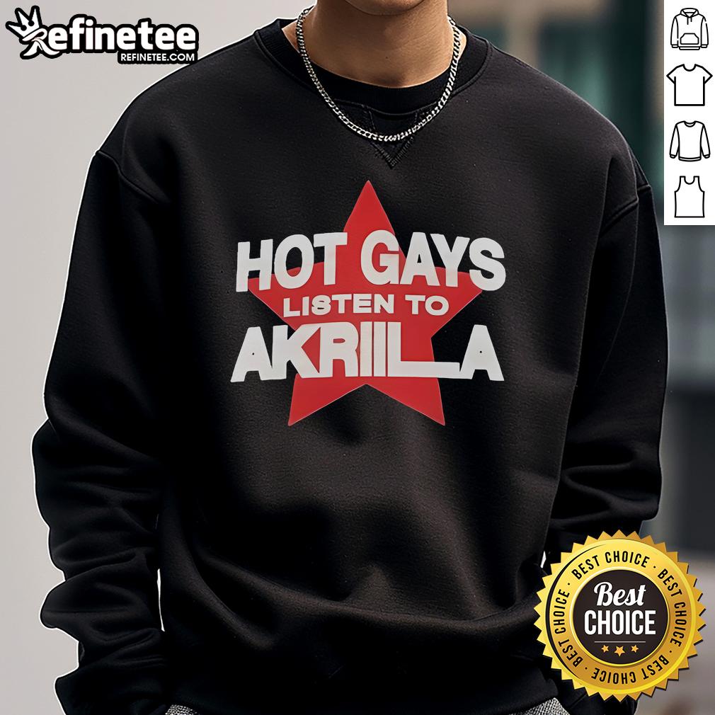 Hot gays enjoying music by Akriila while wearing stylish Niceto sweatshirts, showcasing vibrant urban fashion.