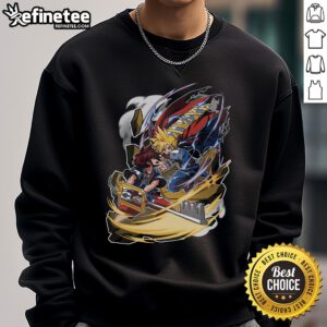 Cozy 'Nice Are You Not Entertained' Final Fantasy sweatshirt featuring vibrant graphics and comfortable fit.